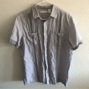 Gray Linen Shirt